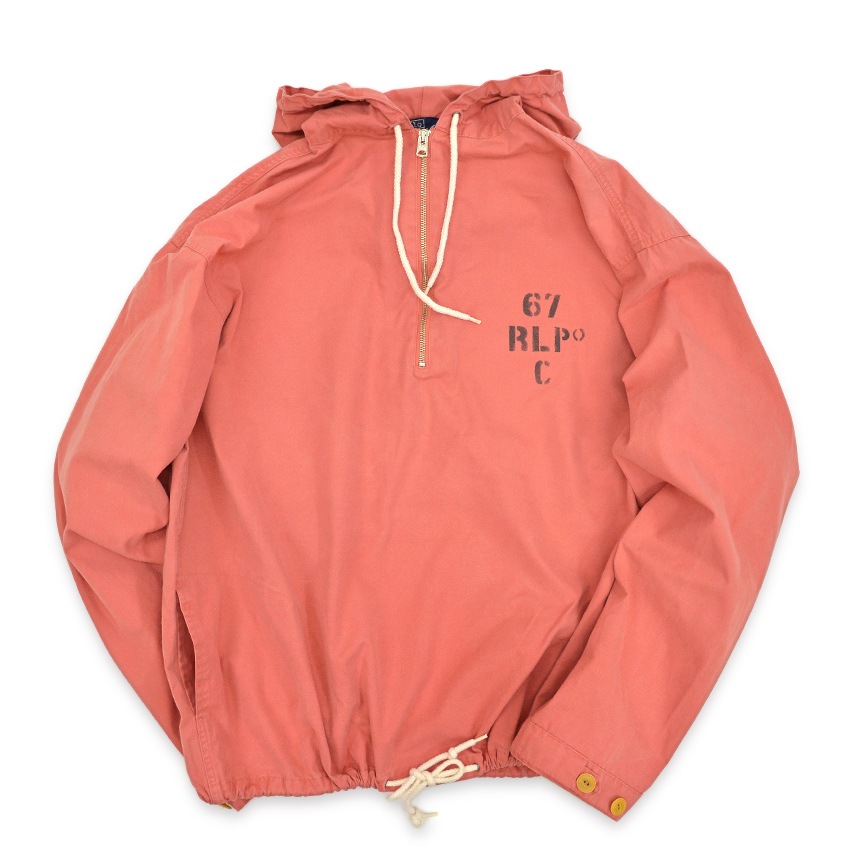 ジャケット・アウター 90s polo ralph lauren check anorak parka 1990's Polo by Ralph Lauren RL-67 Anorak Parka Jacket Peach