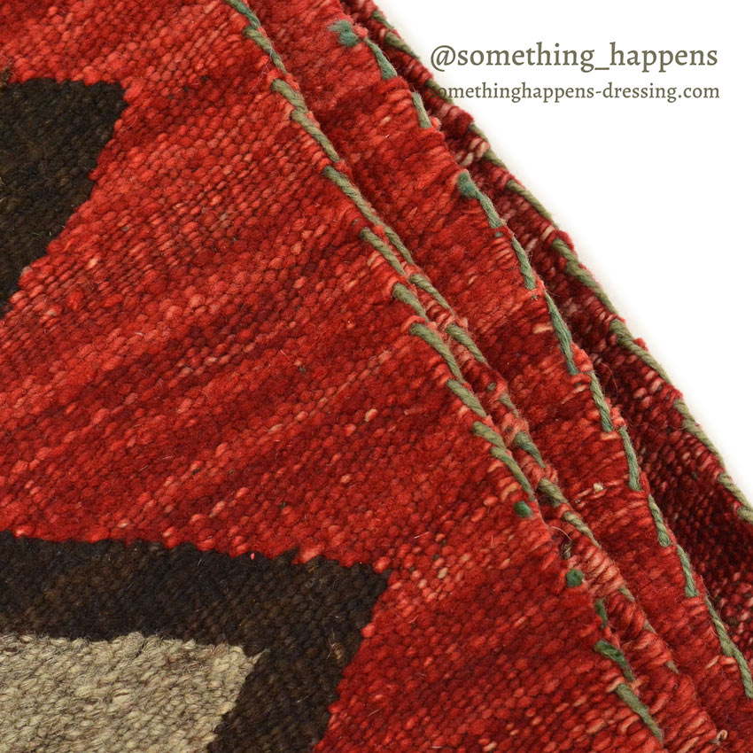 c.1940's NAVAJO RUG DIAMONDS & ZIGZAG PATTERN ... 174cm/93cm