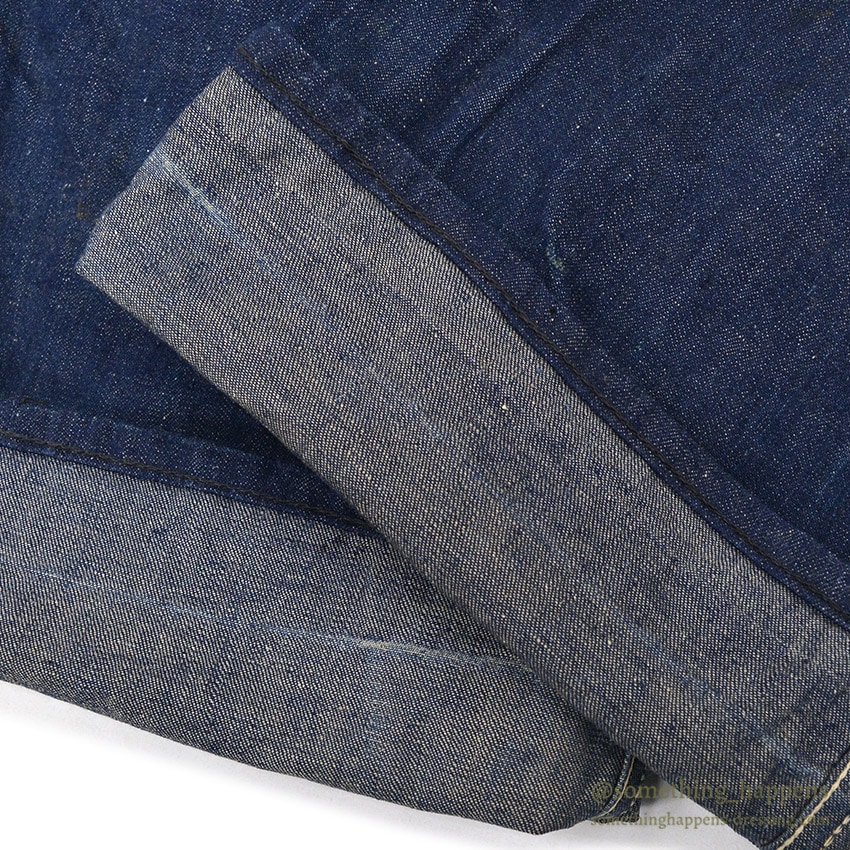 1940's WW2 DENIM OVERALL / VERY DARK ... W38/L31