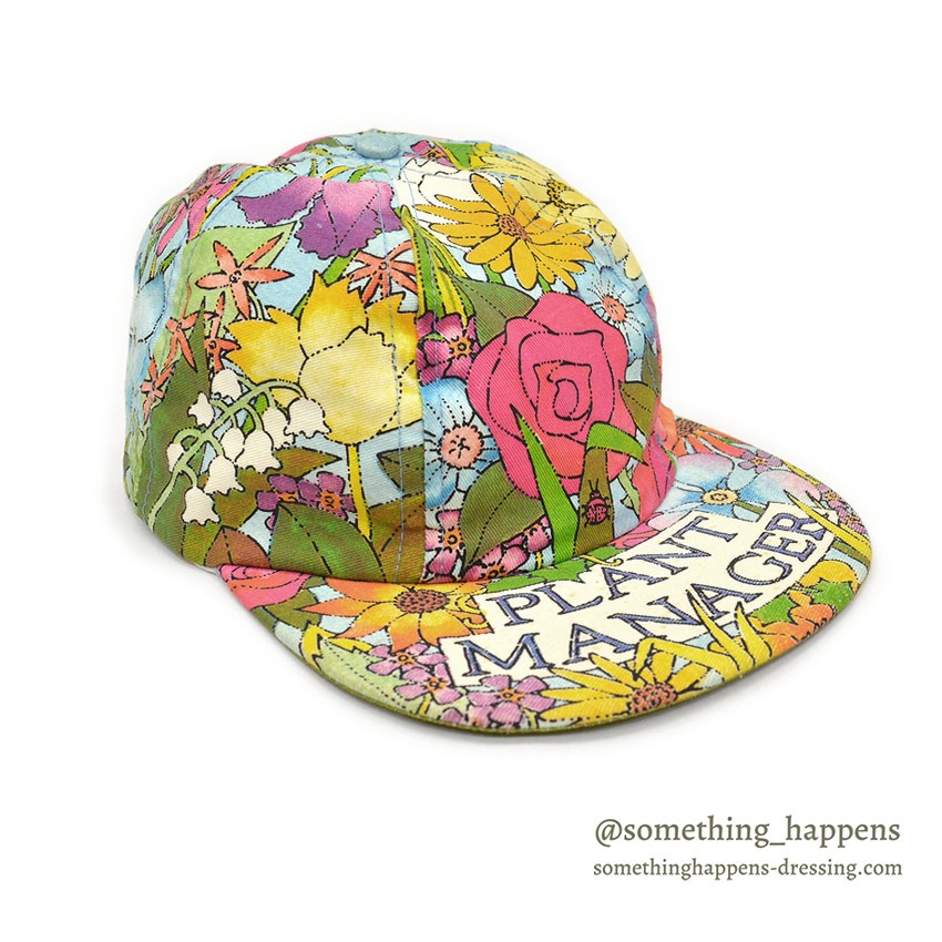 1990's LAKE STREET PLANT MANAGER ALL OVER FLORAL PRINT CAP ...