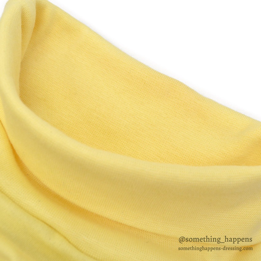 1980's~ EDDIE BAUER YELLOW TURTLE NECK TEE ... L