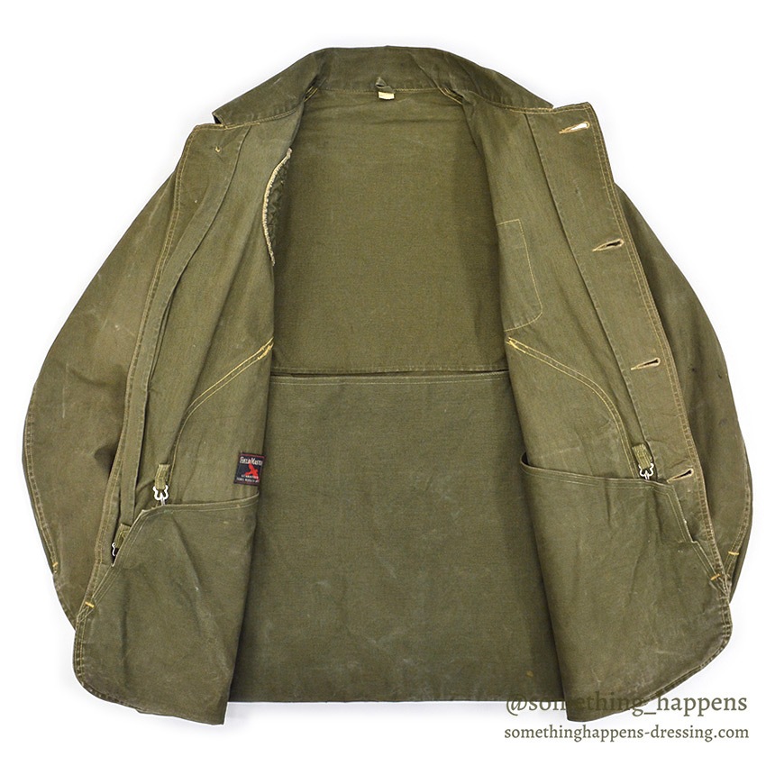 1940's FIELD MASTER HUNTING COAT / OLIVE ... 44