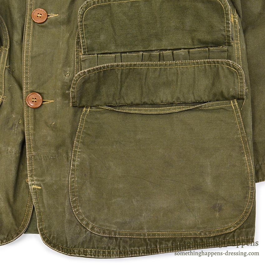 1940's FIELD MASTER HUNTING COAT / OLIVE ... 44