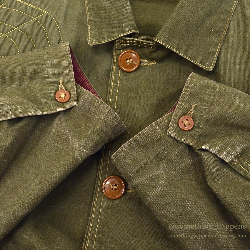 1940's FIELD MASTER HUNTING COAT / OLIVE ... 44