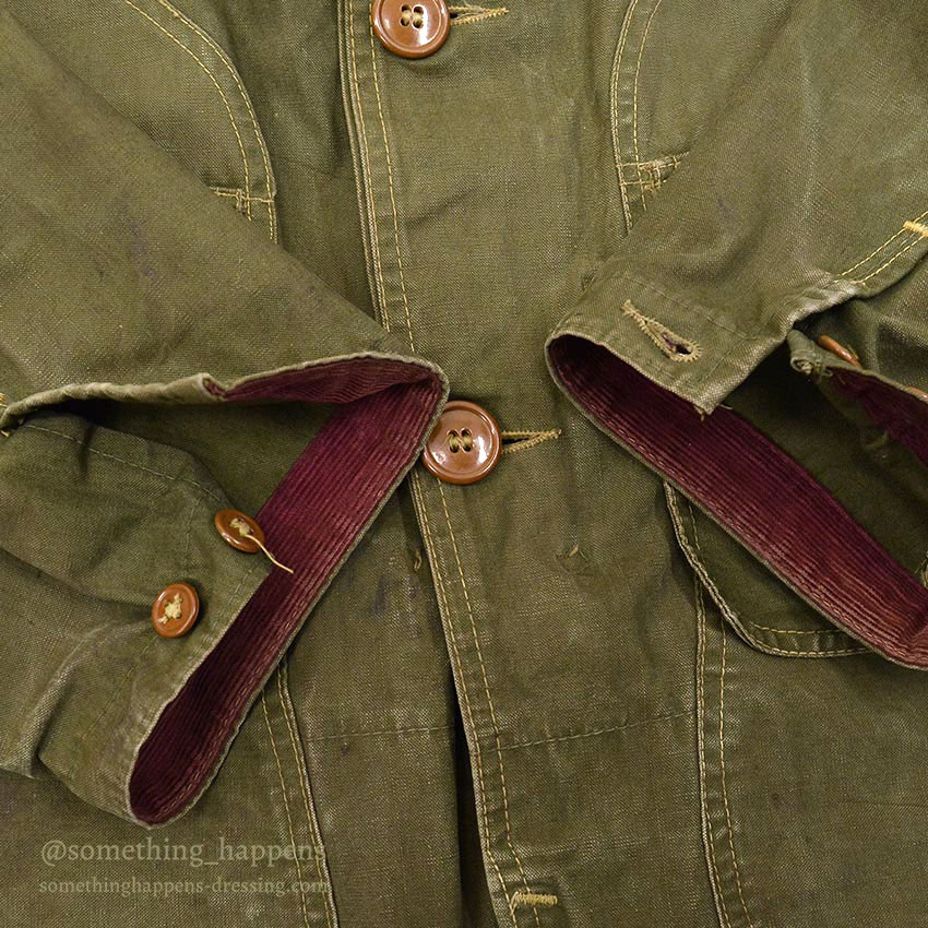 1940's FIELD MASTER HUNTING COAT / OLIVE ... 44