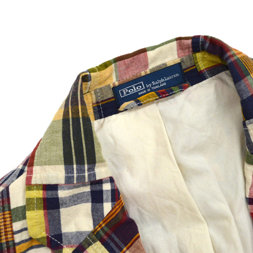 POLO by RALPH LAUREN マドラスチェック テーラードジャケット ... 42L