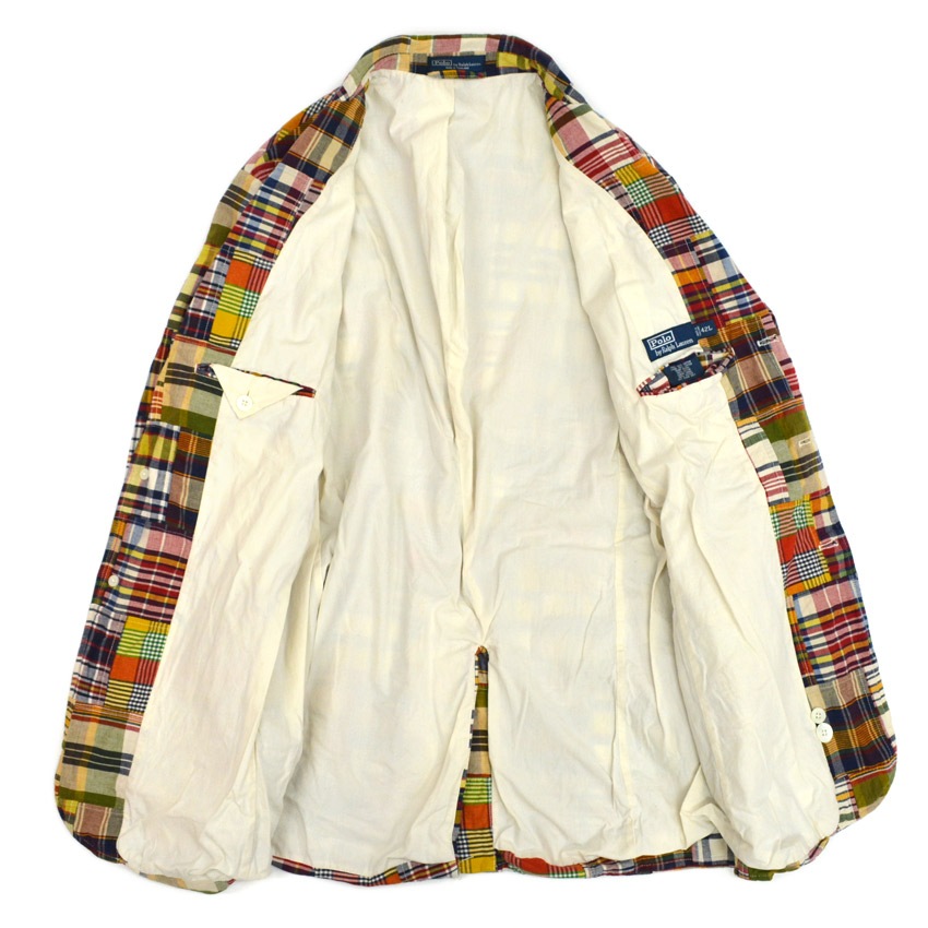 POLO by RALPH LAUREN マドラスチェック テーラードジャケット ... 42L