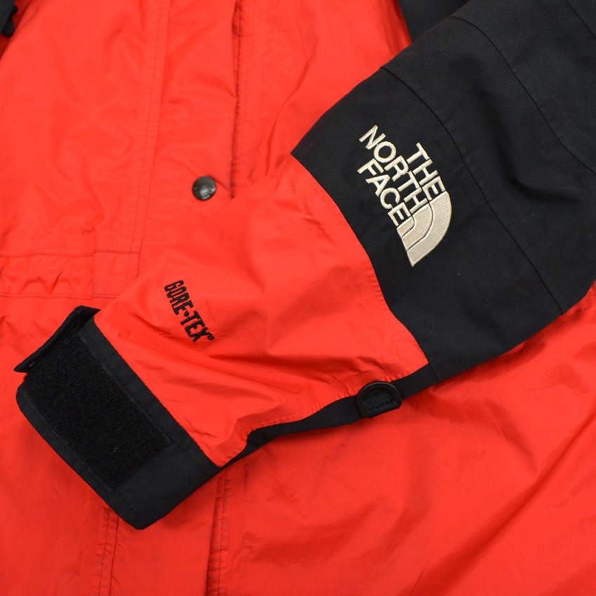 90's THE NORTH FACE マウンテンライト ジャケット 赤×黒 ...
