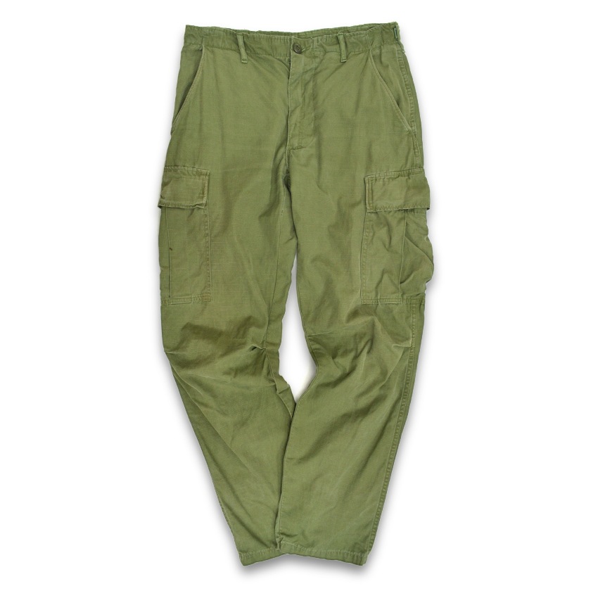 60's U.S.ARMY ジャングルファティーグ パンツ 69年 モディファイ ... SMALL