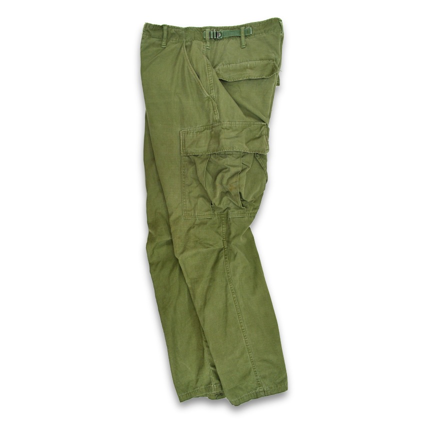 60's U.S.ARMY ジャングルファティーグ パンツ 69年 モディファイ ... SMALL