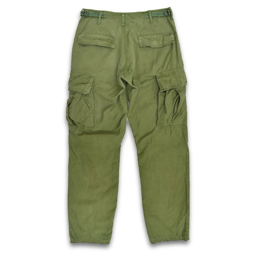 60's U.S.ARMY ジャングルファティーグ パンツ 69年 モディファイ ... SMALL
