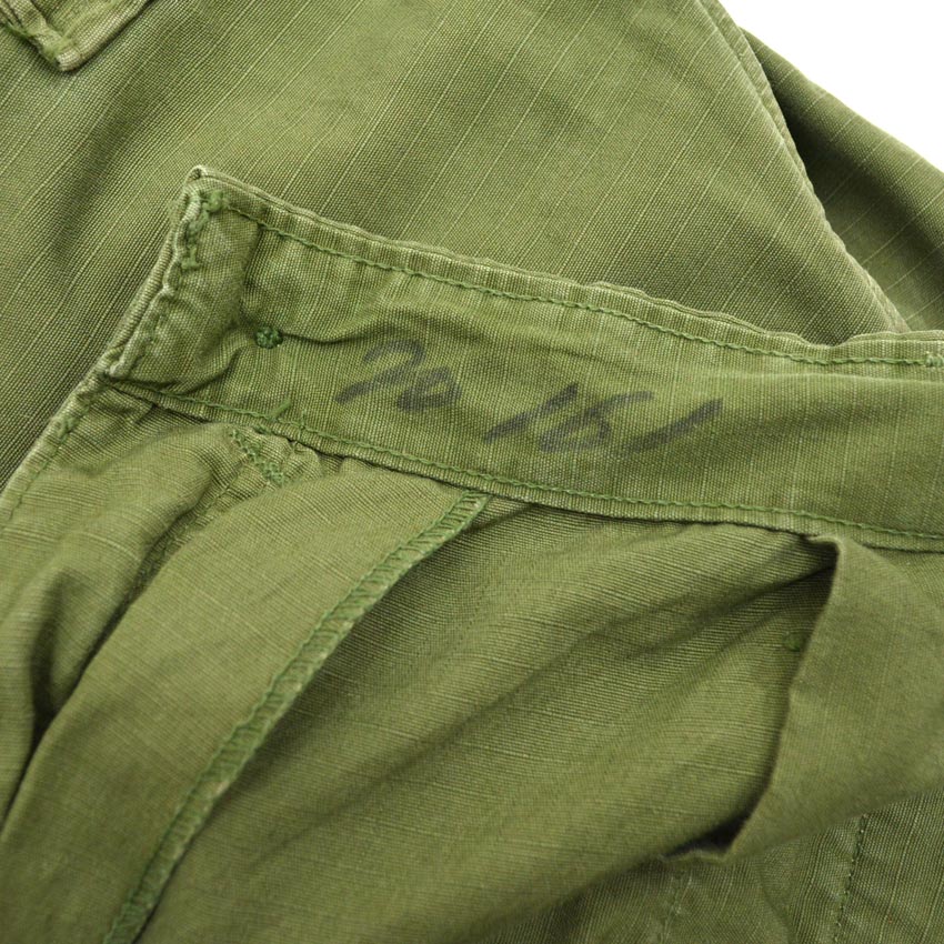 60's U.S.ARMY ジャングルファティーグ パンツ 69年 モディファイ ... SMALL