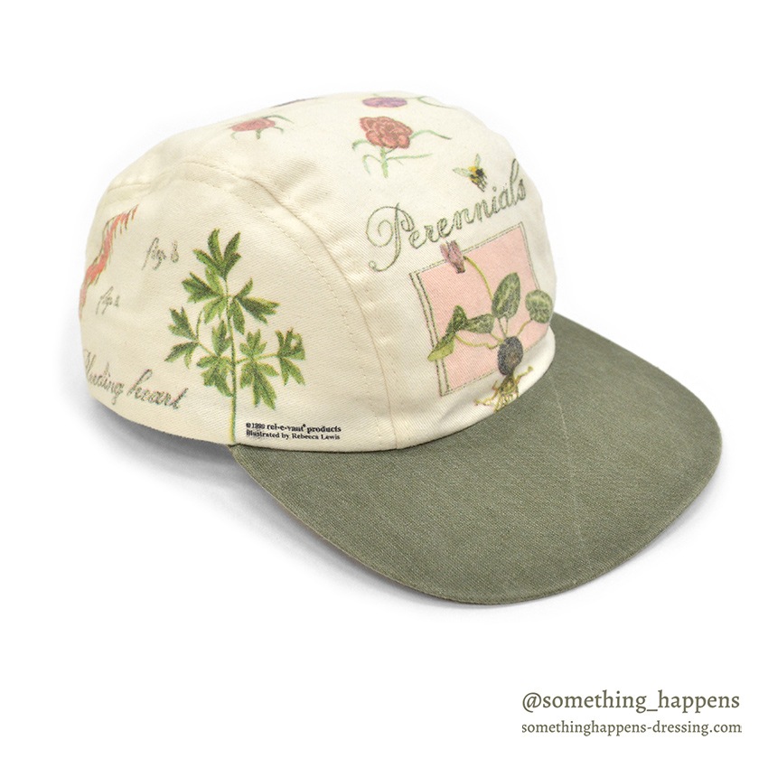 1990's REL-E-VANT PRODUCTS BOTANICAL ART PRINT CAP ...