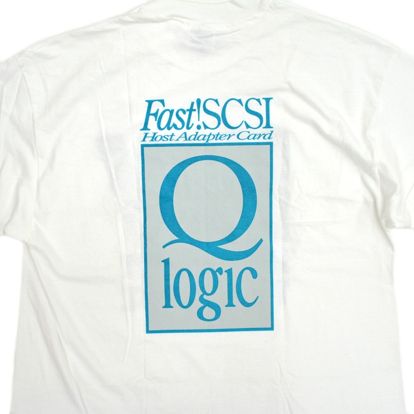 90's Deadstock Hanes ' Q logic ネットワーク機器 ' T-Shirts ... XL