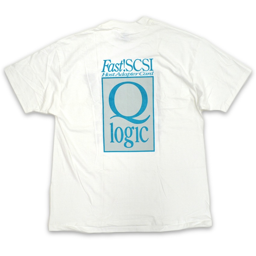 90's Deadstock Hanes ' Q logic ネットワーク機器 ' T-Shirts ... XL