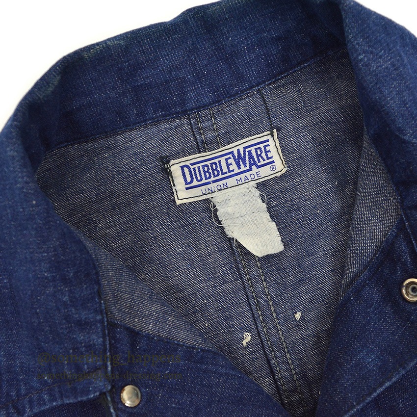 ジャケット・アウター DUBBLE WARE 60's vintage denim coverall 60s DUBBLE WARE Blanket Lined Denim Chore Jacket | Wonder