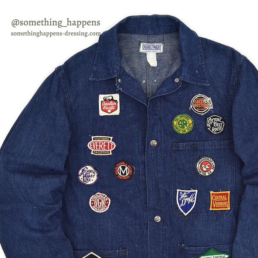 1950's DUBBLEWARE MEMORIAL RAILROAD DENIM COVERALL