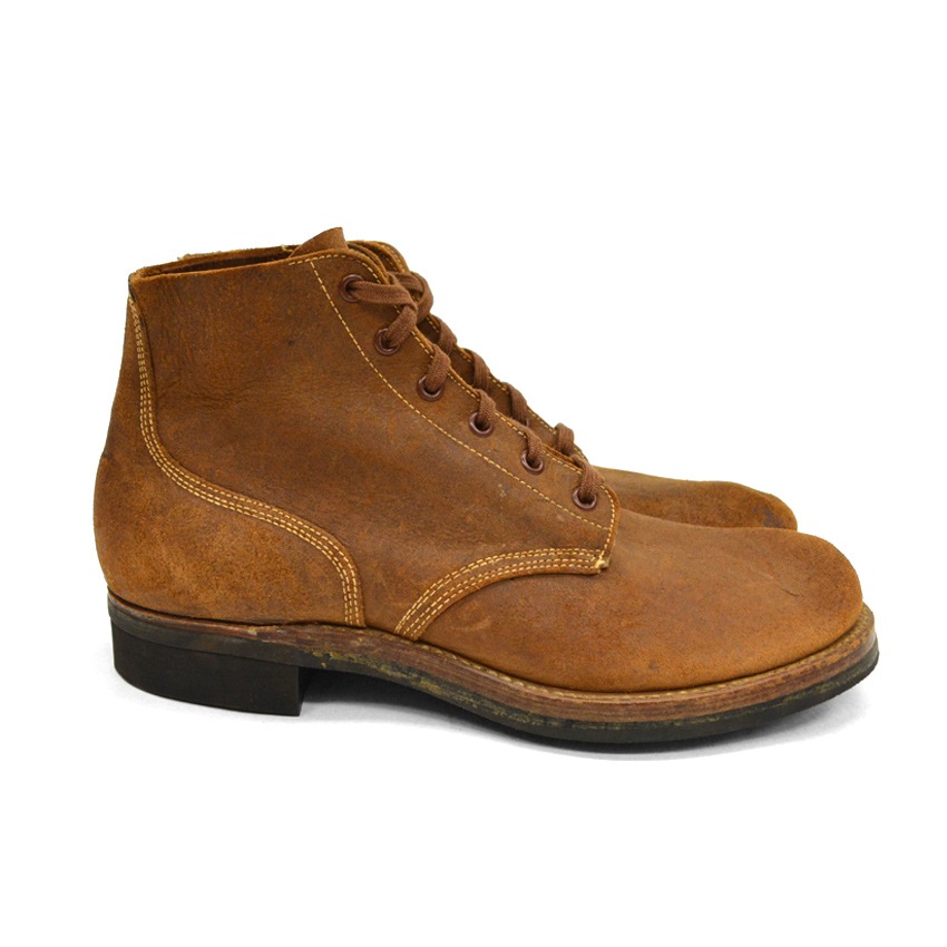 40's U.S.NAVY ww2 TYPE3 Roughout Boots ... 81/2D