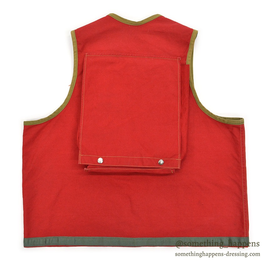 1970's OLD RED PACK TRAIL VEST ADEDD KNIFE POCKET ...