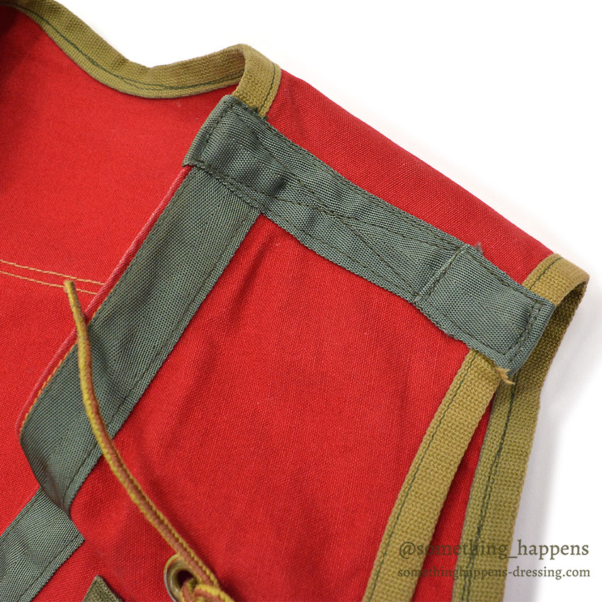 1970's OLD RED PACK TRAIL VEST ADEDD KNIFE POCKET ...