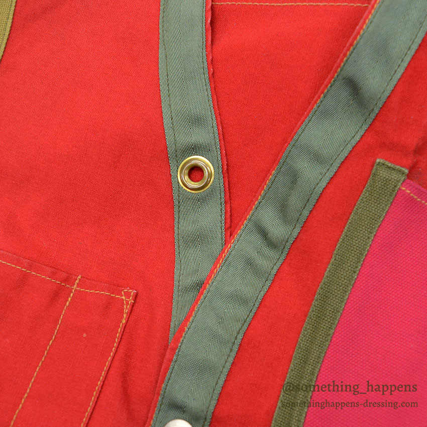 1970's OLD RED PACK TRAIL VEST ADEDD KNIFE POCKET ...