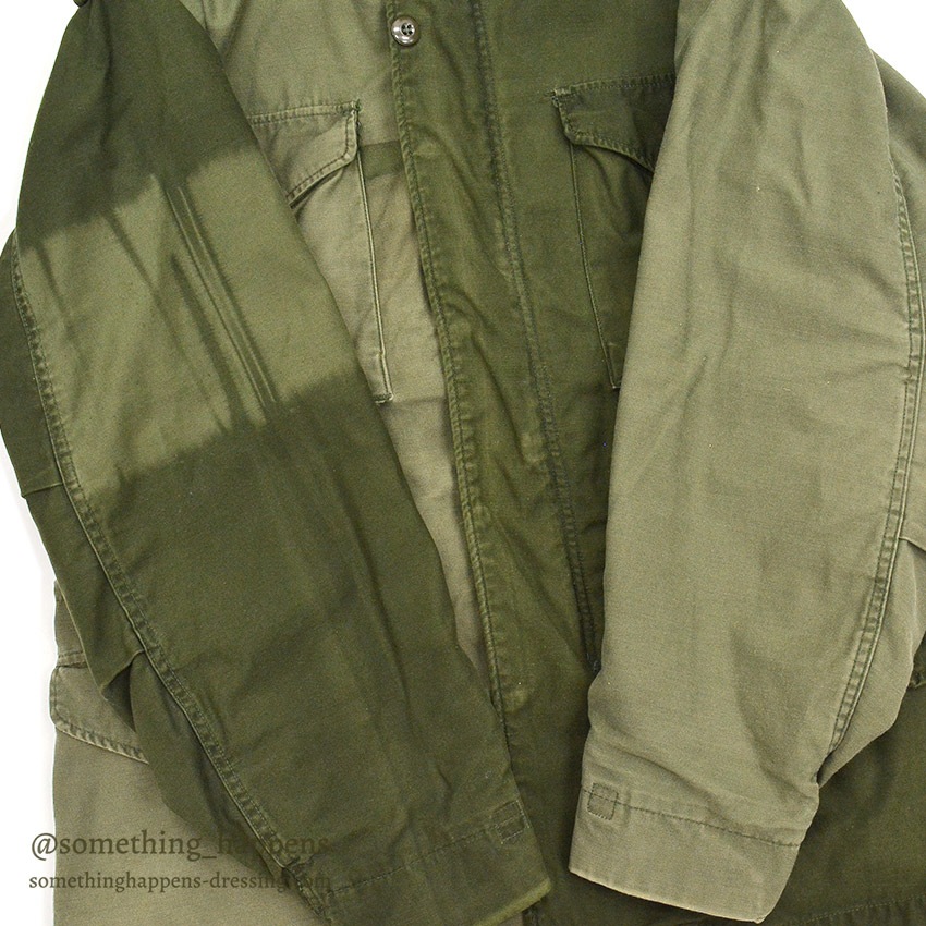 1980's~ M-65 FIELD JACKET ALPHA INDUSTRIES INC. / CRAZY PATTERN ... M-R