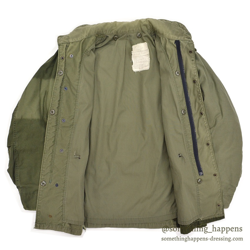 1980's~ M-65 FIELD JACKET ALPHA INDUSTRIES INC. / CRAZY PATTERN ... M-R