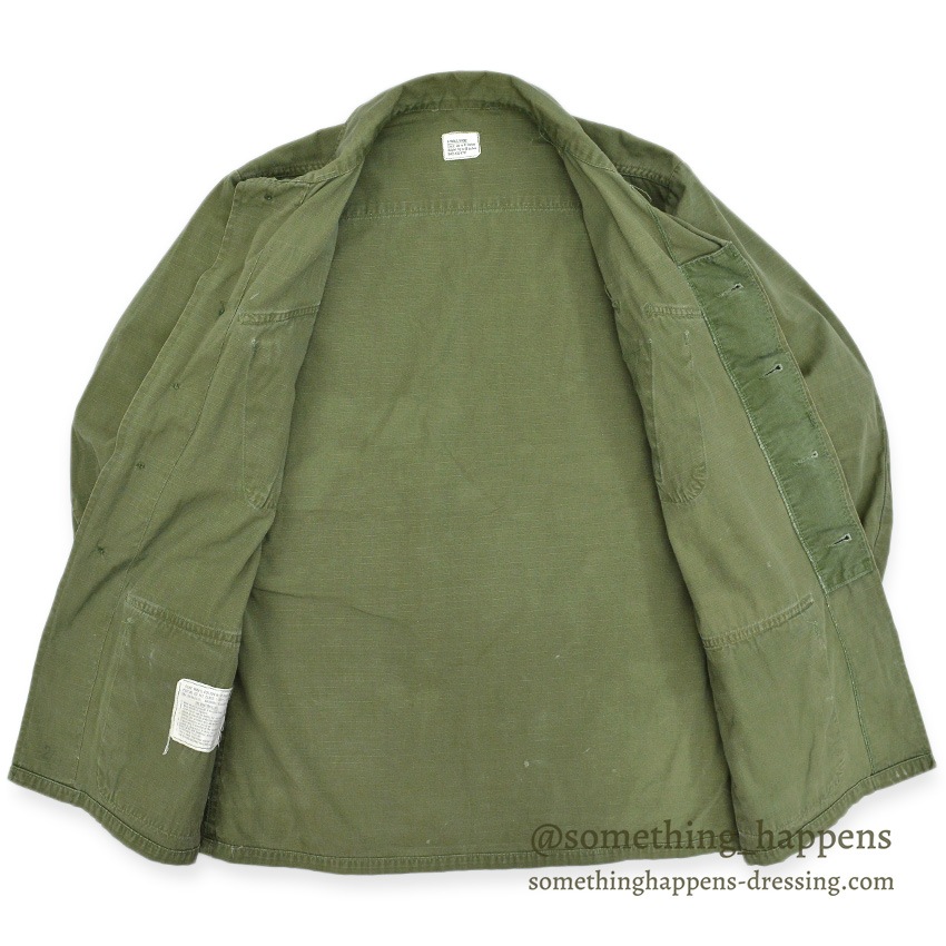 1960's U.S.ARMY JUNGLE FATIGUE JACKET  X-SMALL-SHORT