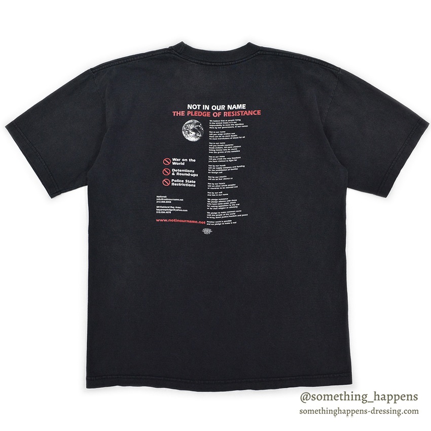 Y2K BAY SIDE Not In Our Name T-SHIRT ... L
