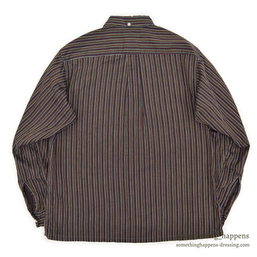 1960's TOWNCRAFT MULTI STRIPE B/D SHIRT ... M
