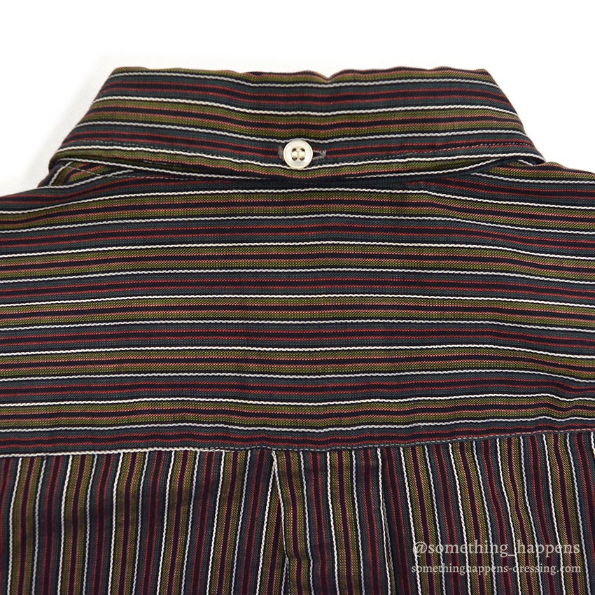 1960's TOWNCRAFT MULTI STRIPE B/D SHIRT ... M
