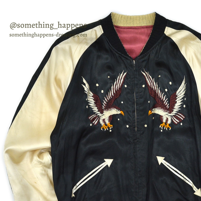 70's スカジャン 鷹 vintage souvenirjacket VINTAGE SOUVENIR JACKET MUSEUM - ”EAGLE” - SOUVENIR JACKET
