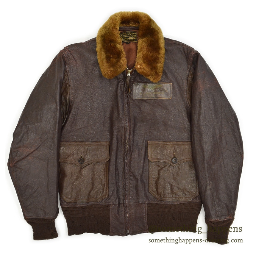 1940's U.S.NAVY M-422A FLIGHT JACKET WILLIS AND GEIGER INC.  38