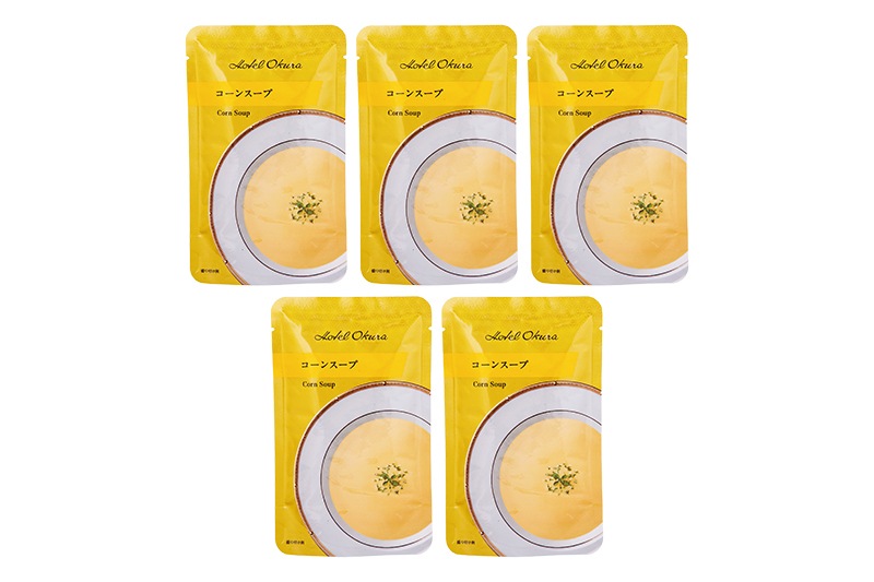 <ホテルオークラ>レトルト コーンスープ 5袋