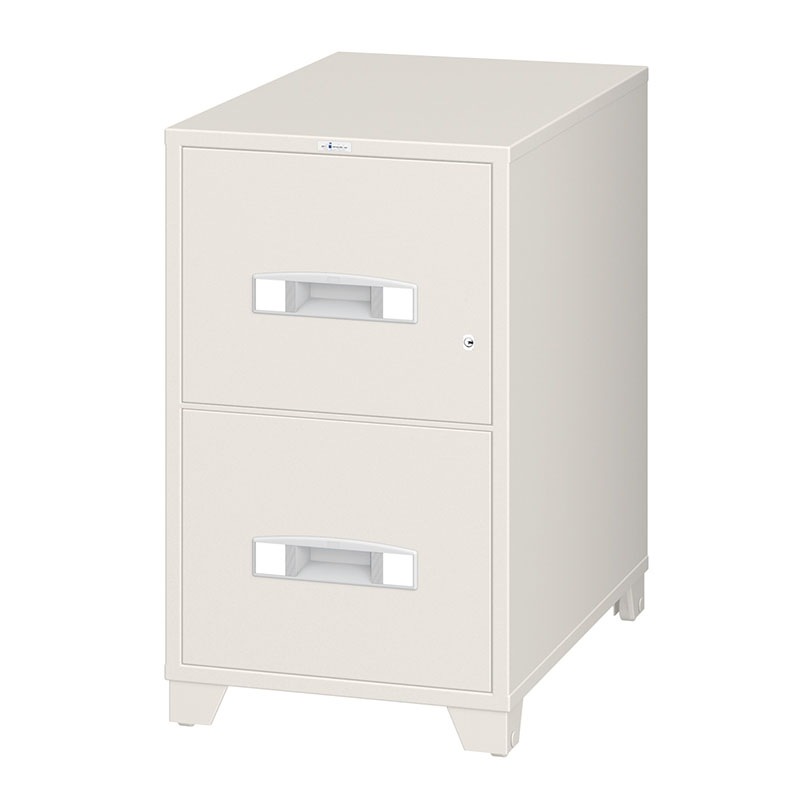 耐火キャビネット EAシリーズ オールロックシリンダー式 2段 EA4-2G