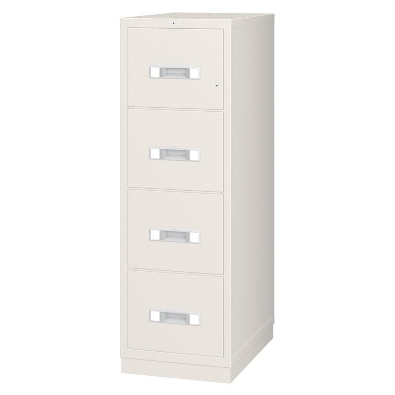 耐火キャビネット RAシリーズ　オールロックシリンダー式 4段 RA4-4G