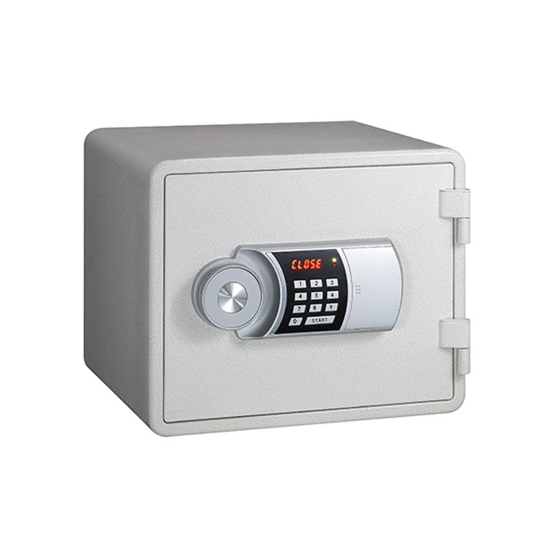 小型耐火金庫 YES COLOR SAFEシリーズ　テンキー式 YESM-015WH