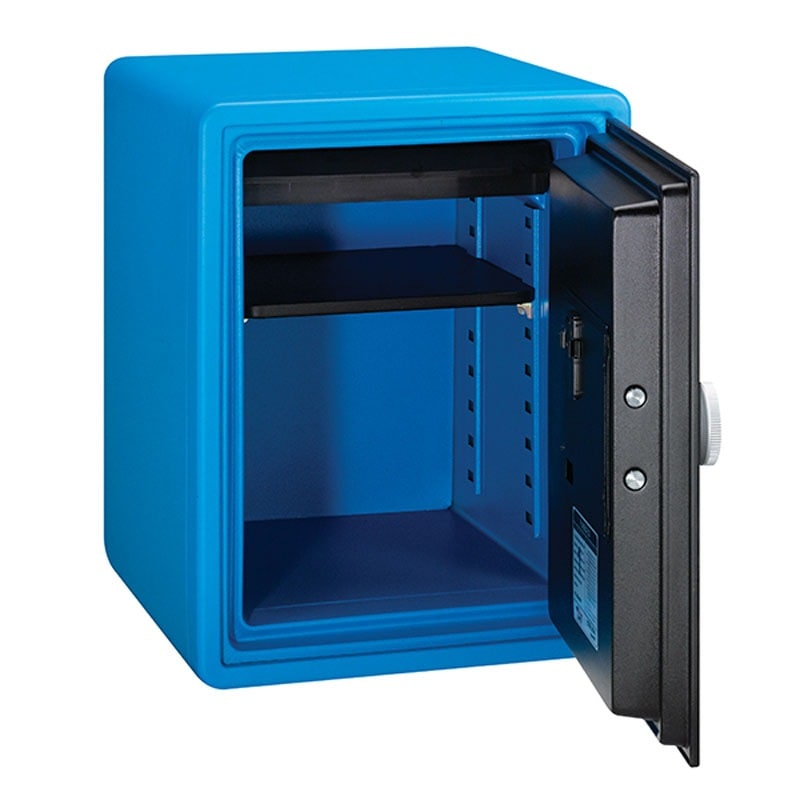 小型耐火金庫 YES COLOR SAFEシリーズ　テンキー式 YES-031DBL