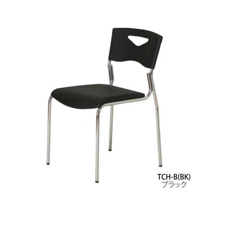 会議椅子 FSC-7ML メッキ脚 横幅495×奥行き540×高さ750mm・座面高435mm 法人様配送料無料(北海道 沖縄 離島を除く) ミーティングチェア オフィス家具 会議椅子 FSC-7ML メッキ脚 横幅495×奥行き540×高さ750mm・座