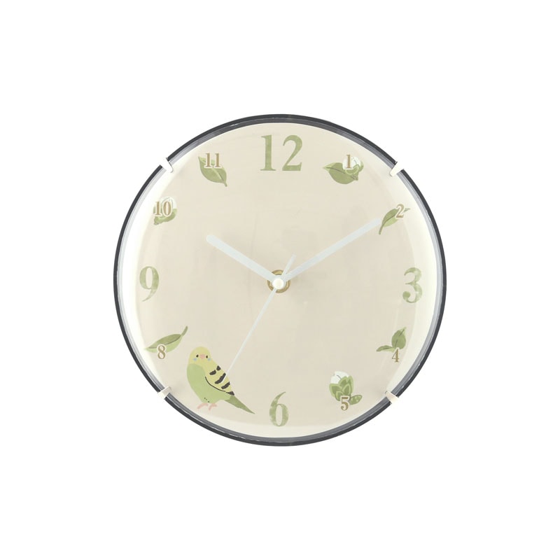 【セット数:6pcs】掛時計 アステロ Φ２０ｃｍ コトリ [C/D:48372]