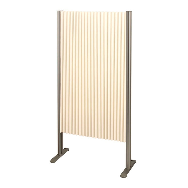防炎アコーディオンパーテーション ショートタイプ(W900×D300×H1200) FN-AP0912S