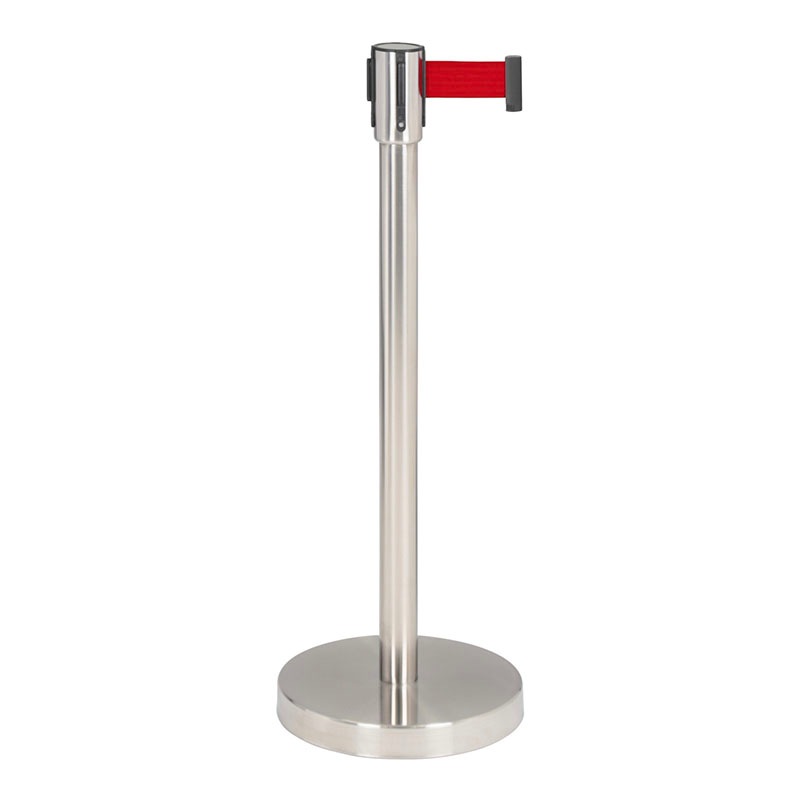 フラット型ベルトパーテーション（320φ×H890）  YK-BPF890N