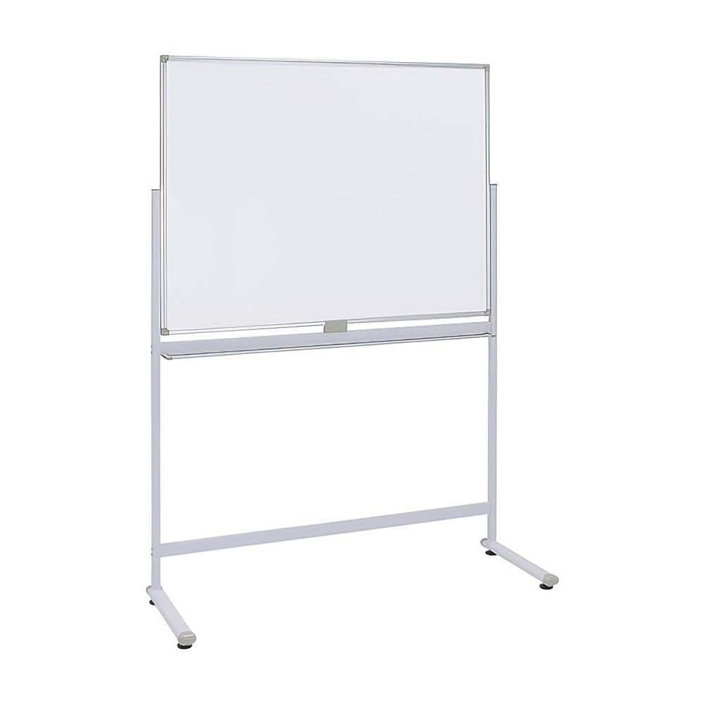 片面L字脚ホワイトボード(無地)(W1200×H905) WL-1290