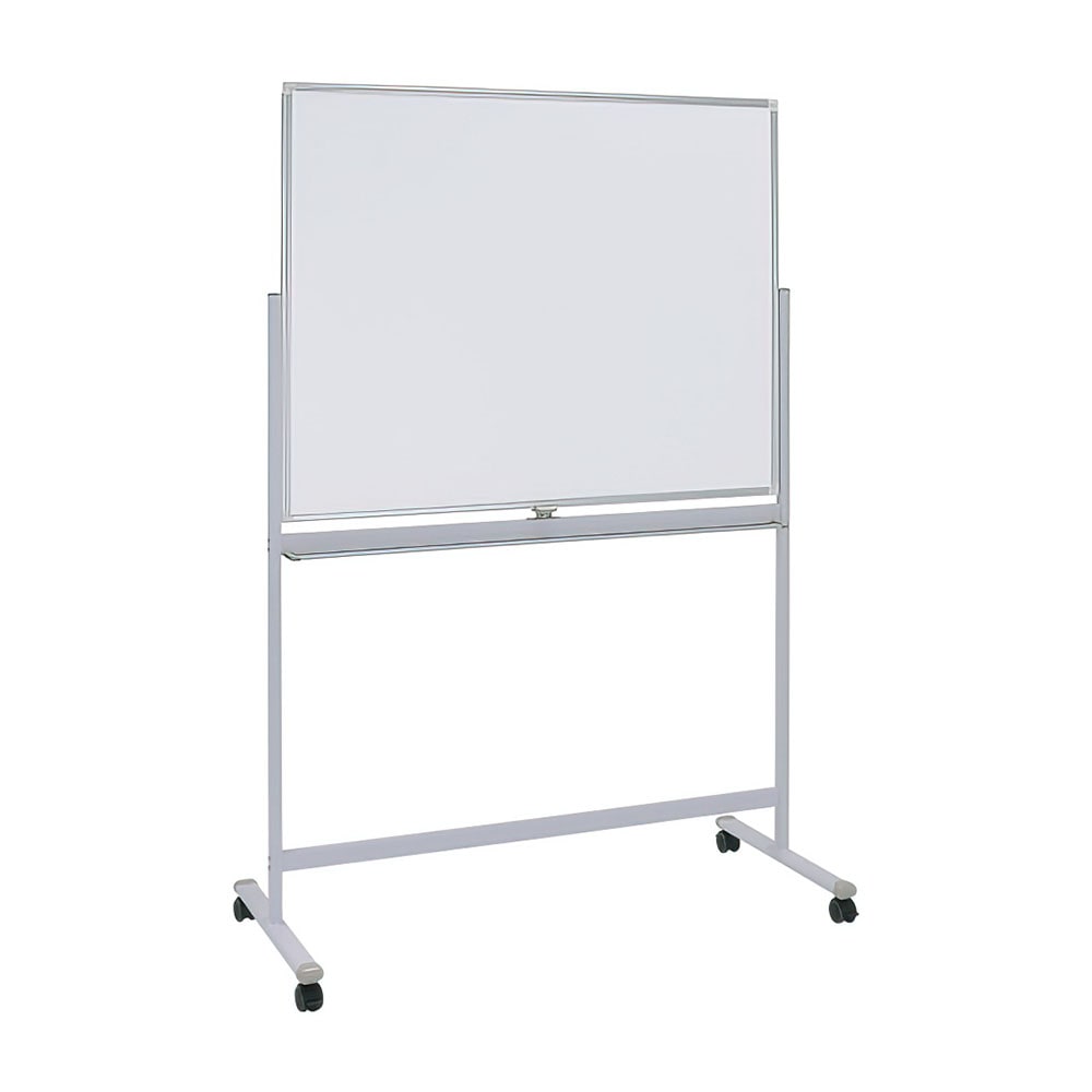 片面脚付きホーロー板面ホワイトボード(無地)(W1200×H905) WHO-1290