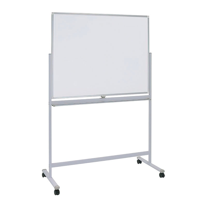 両面脚付きホーロー板面ホワイトボード(無地)(W1200×H905) WHR-1290