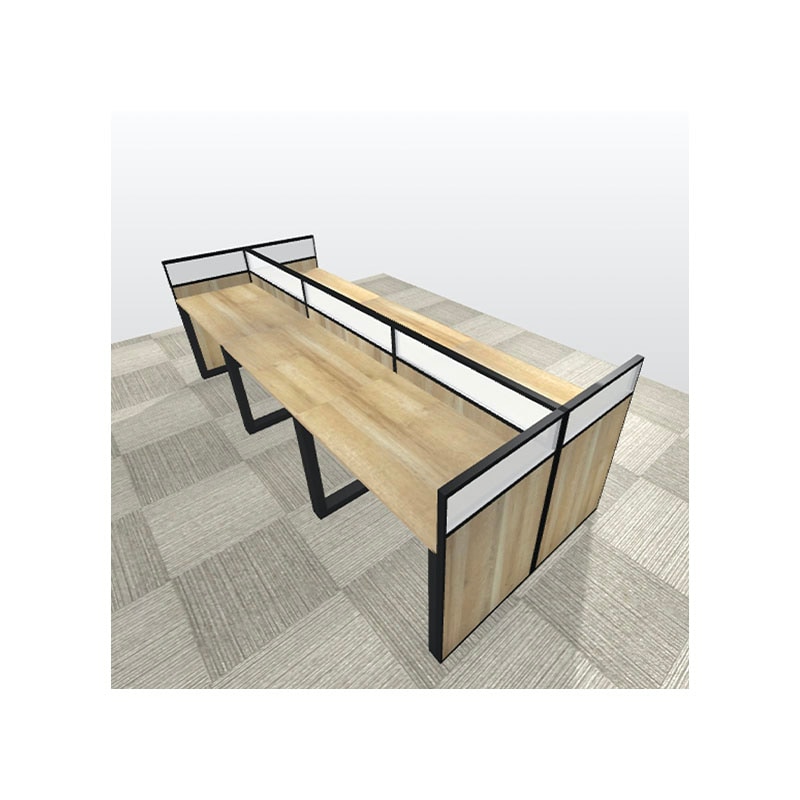 ALetto（アレット）6人用グループデスクセット（W3064×D1232×H1000）ALT-GP6SET