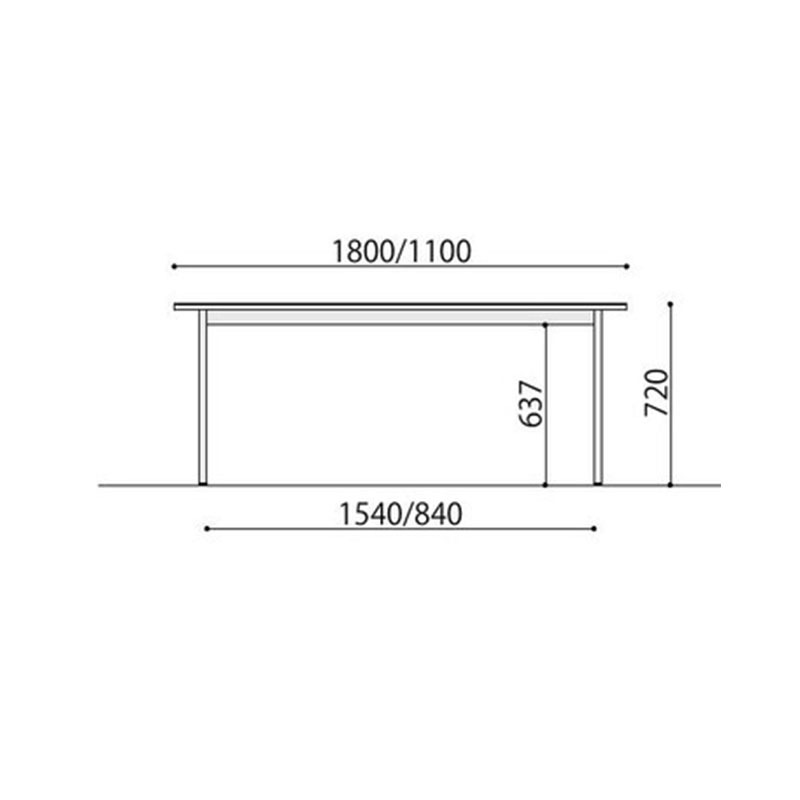 ワークテーブル　ASO-W1811W