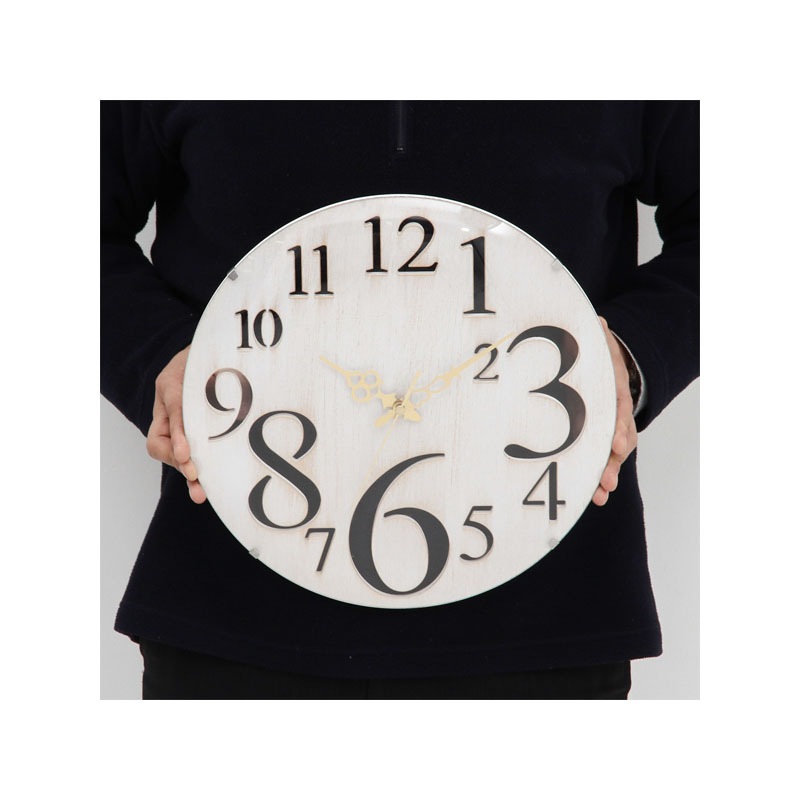 掛時計 レトロ Φ３２ｃｍ[C/D:56920][a]