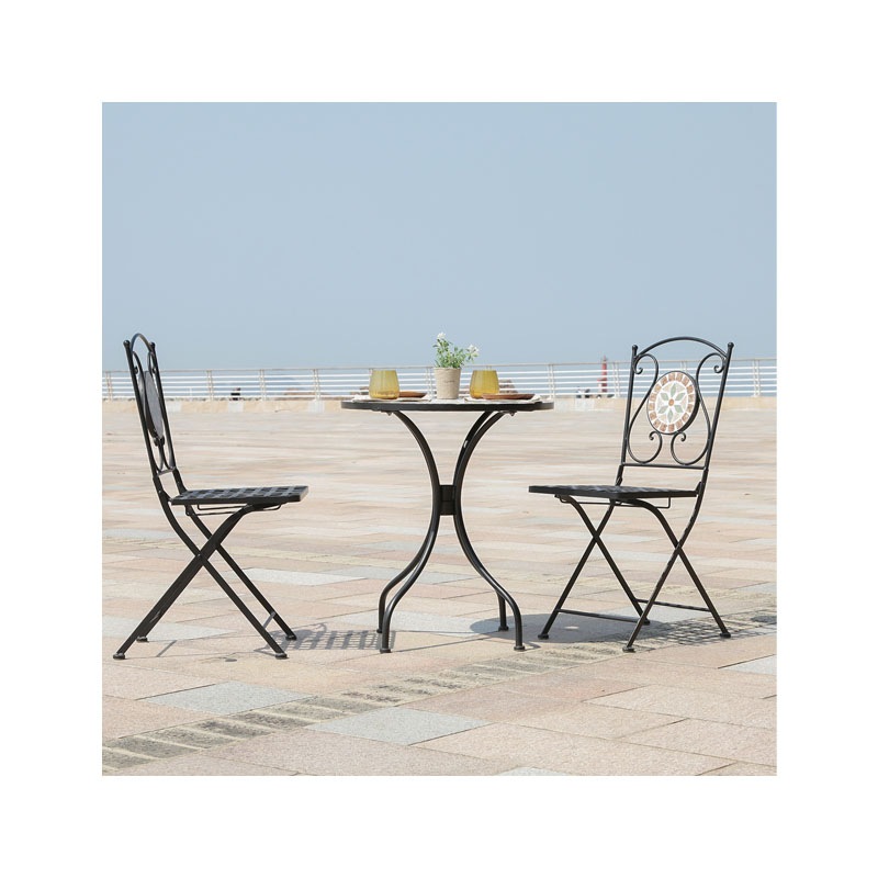 モザイクテーブル 花柄 US142095 C/D:10657