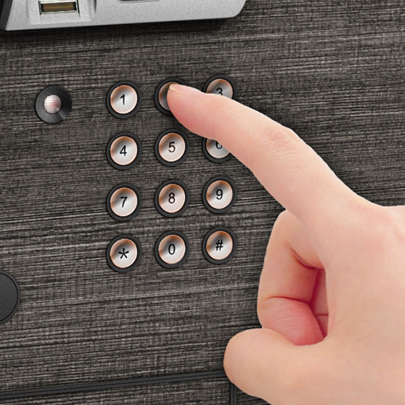 インテリアデザイン金庫 D-FACEシリーズ 2マルチロック式 DFS2-FE